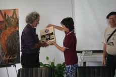 Burgemeester en delegatie van Gayndah Australië ontvangen Zonderik in Zonhoven.