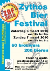 Zonderik 2x in de TOP 10 van het Zythos Bierfestival te Sint Niklaas